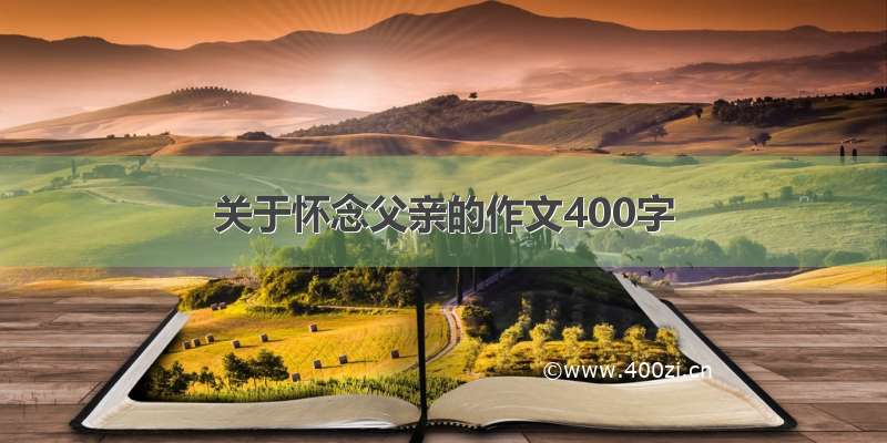 关于怀念父亲的作文400字