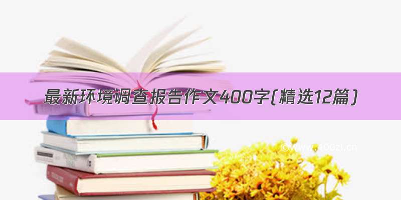 最新环境调查报告作文400字(精选12篇)