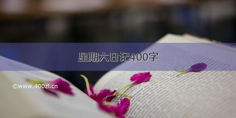 星期六日记400字