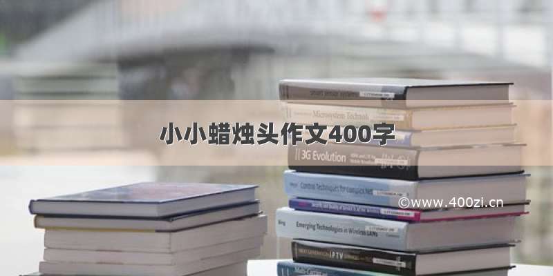 小小蜡烛头作文400字