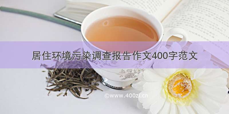 居住环境污染调查报告作文400字范文