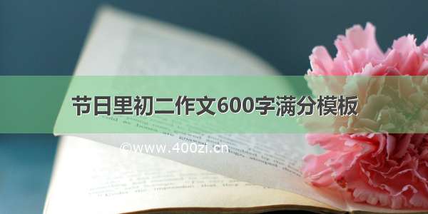 节日里初二作文600字满分模板