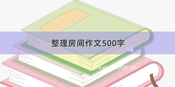 整理房间作文500字