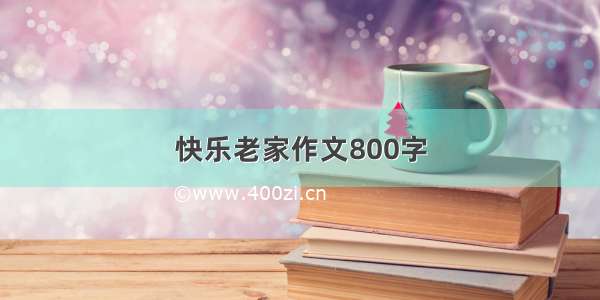 快乐老家作文800字