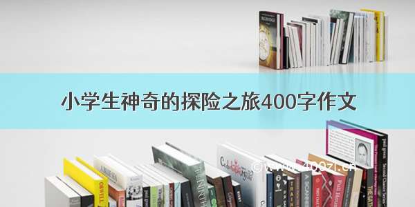 小学生神奇的探险之旅400字作文