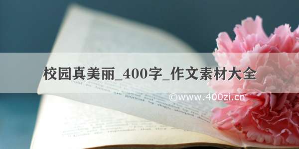 校园真美丽_400字_作文素材大全