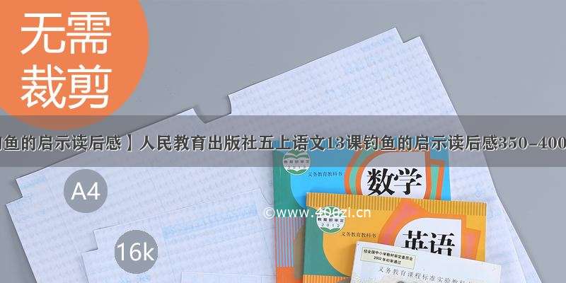 【钓鱼的启示读后感】人民教育出版社五上语文13课钓鱼的启示读后感350-400字