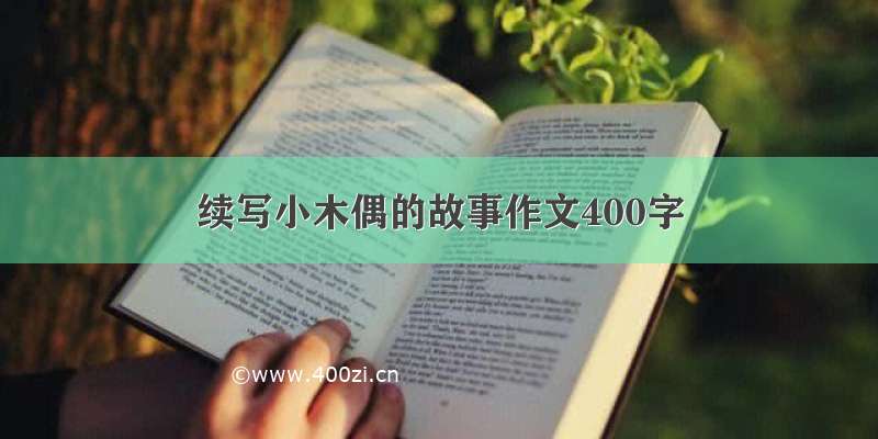 续写小木偶的故事作文400字