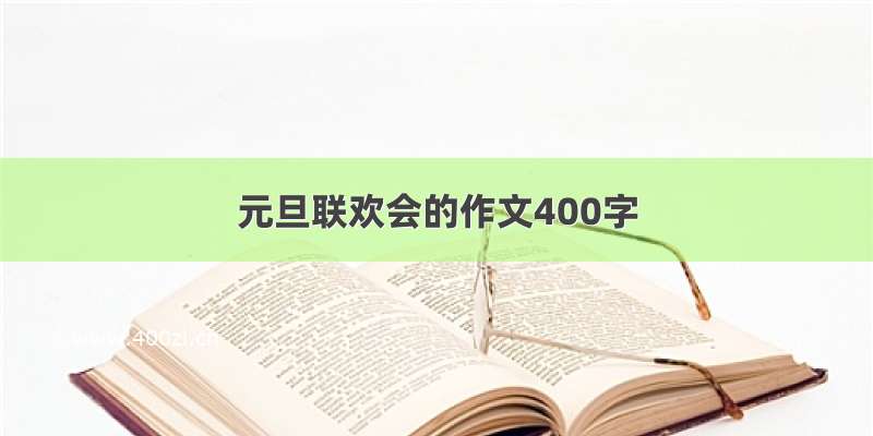 元旦联欢会的作文400字