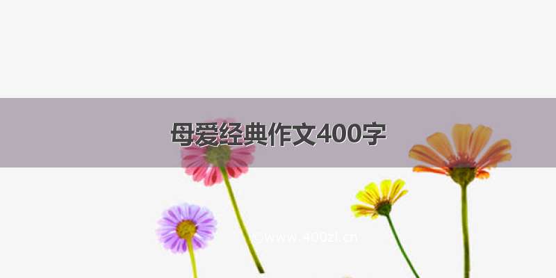 母爱经典作文400字